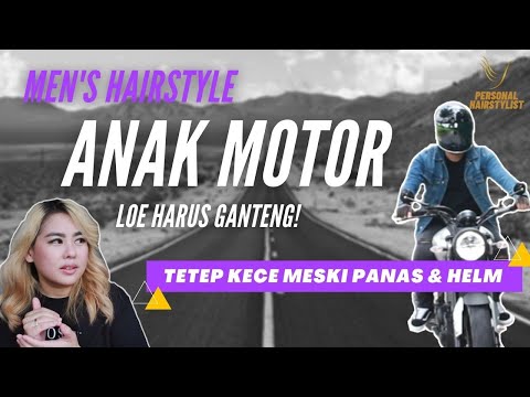 Anak Motor, Loe Harus Ganteng! Tetep kece meski panas & helm