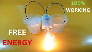 How to generate free electricity with salt water  Free energy  Simple Tips in Hindi