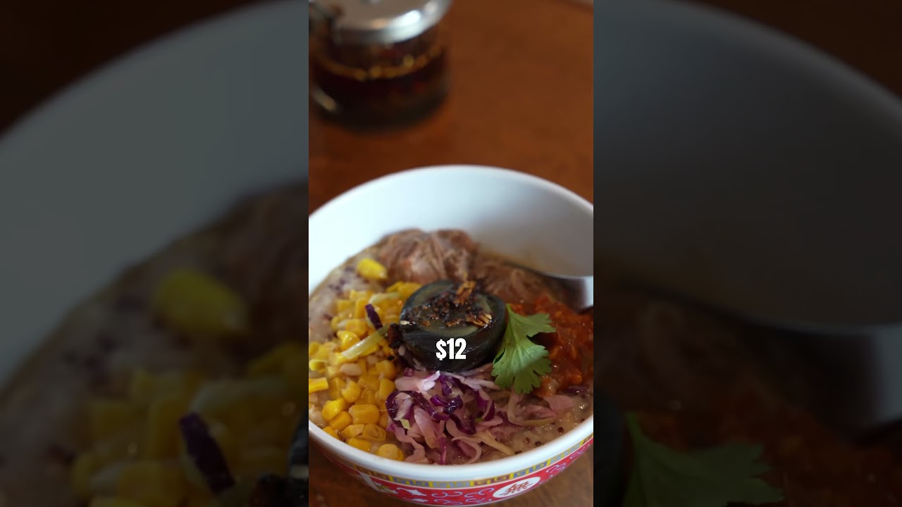 She opened a restaurant when she was 6 months pregnant! #restaurantlife #congee
