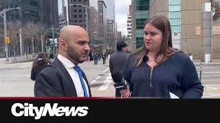 Calgarians take part in blind voter compass