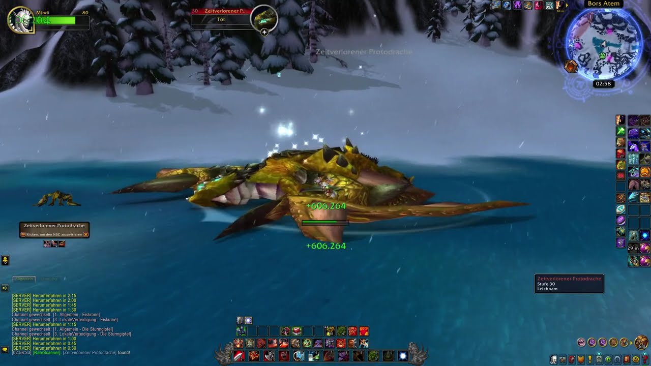 Time-Lost Proto-Drake 15 seconds before server goes offline