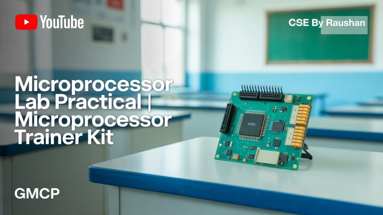 Microprocessor Lab Practical | Microprocessor Trainer Kit | GMCP College | CSE by Raushan
