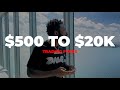 $500 TO $20k TRADING FOREX!!!