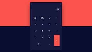 Make a Simple Calculator Using HTML, CSS & Javascript