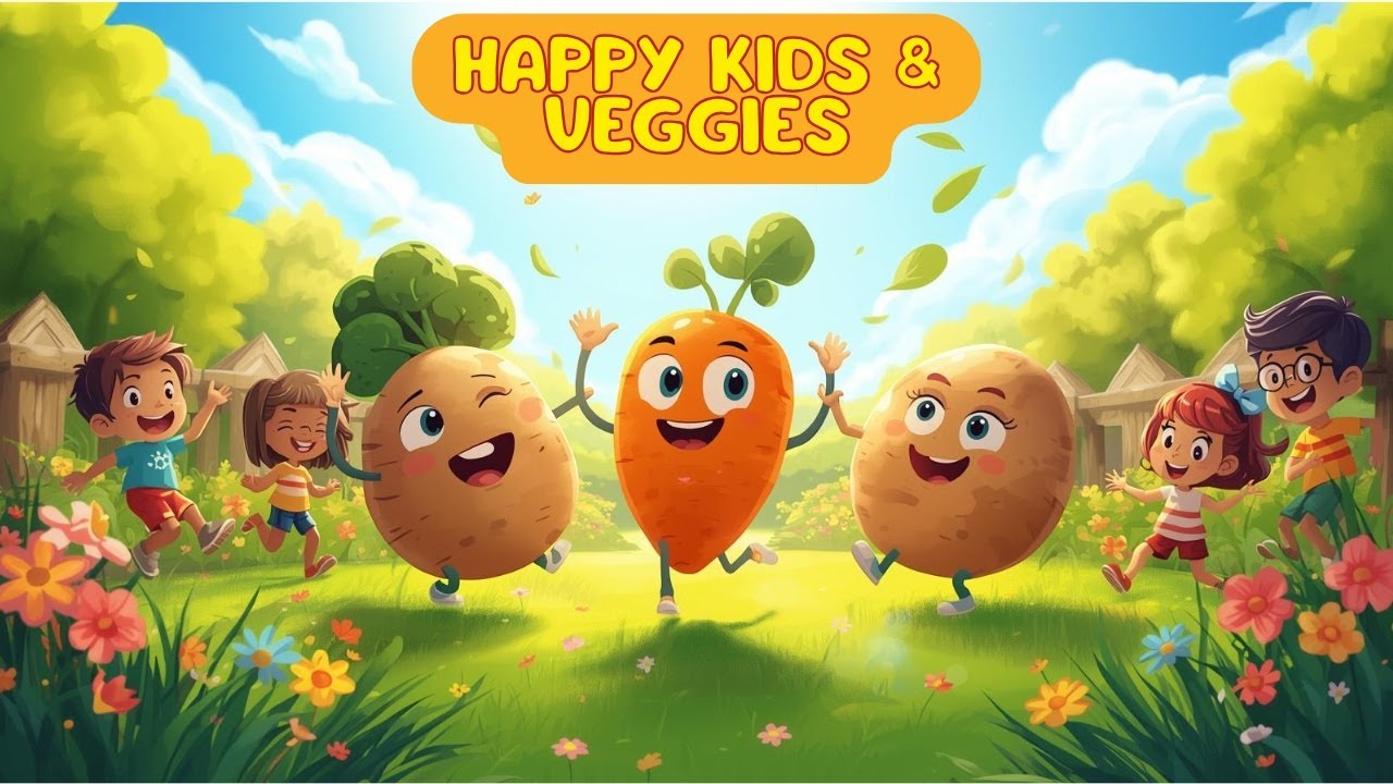 Aalu Gajar Palak Dance  Kids Healthy Veggies Story  Fun Rhyme for Kids
