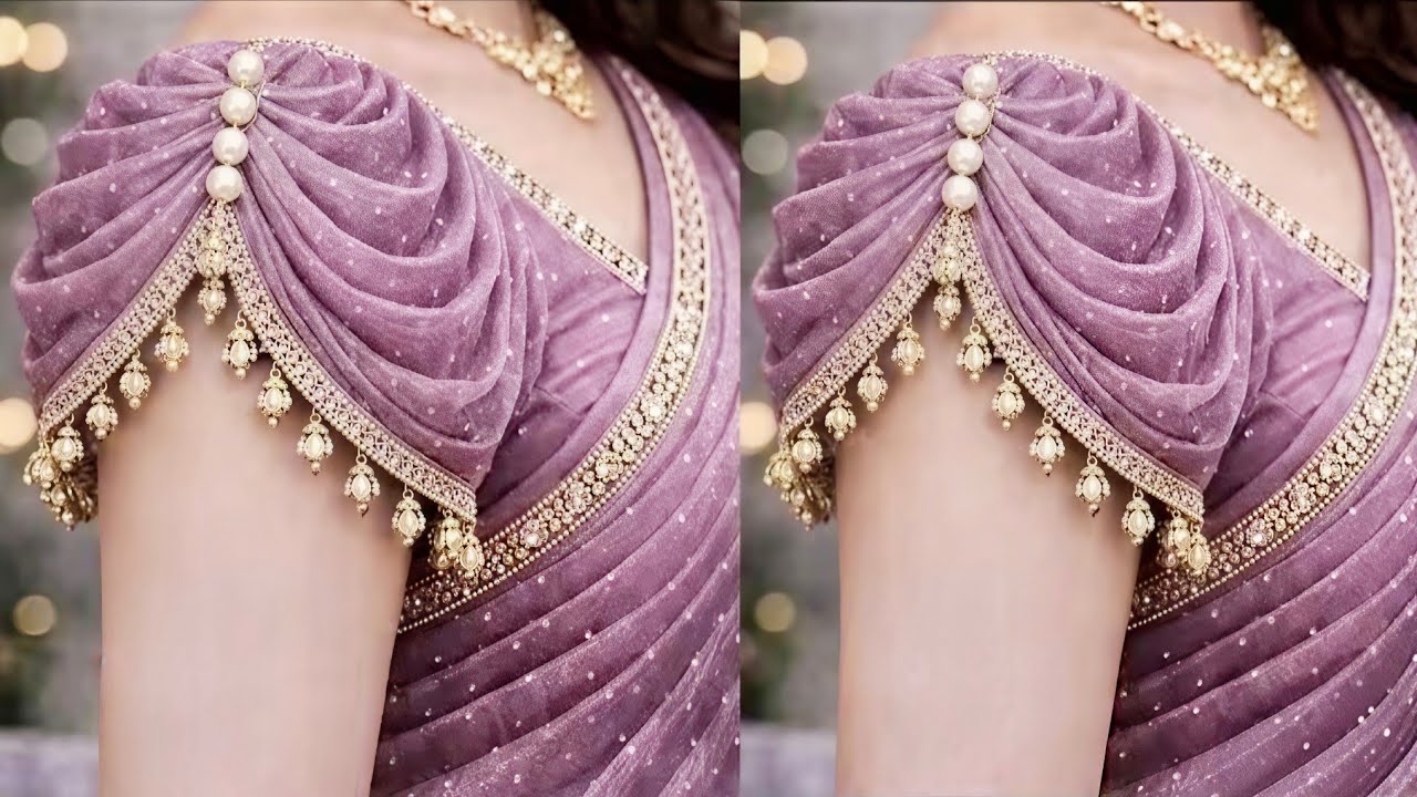 Trending sleeve design cutting and stitching|blouse sleeve design|बाजू का डिजाइन| new sleeve design