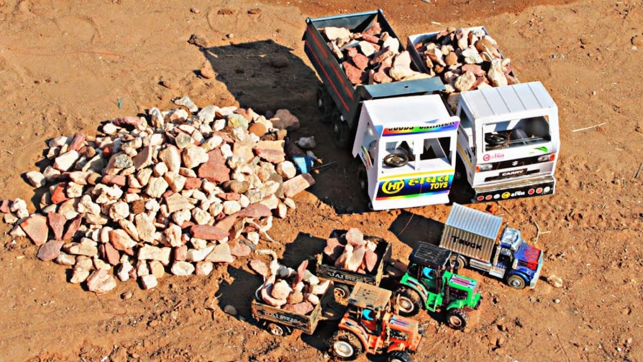 Heavy Loading Challenge 😱 | Tata Truck Tipper vs Mahindra Tractor