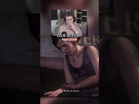 ELLIE GETS BIT / ENDING 😢 #gamingshorts #thelastofus #gaming #gameclips #tlou #gameplay #clips