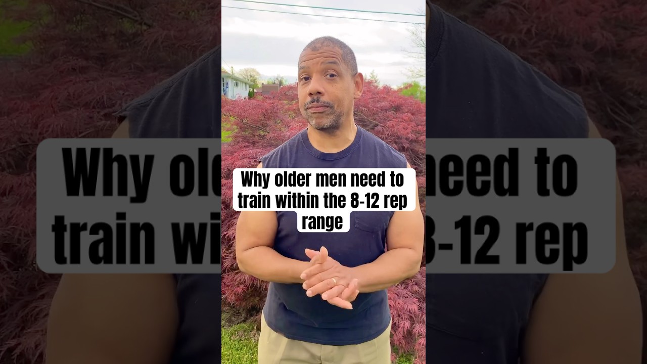 Why older men need to train within the 8-12 rep range !