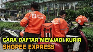 Cara Daftar Kurir Shopee Express