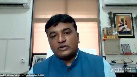 Hon. Vice Chancellor in Online Ph D  Coursework Inauguration Programme