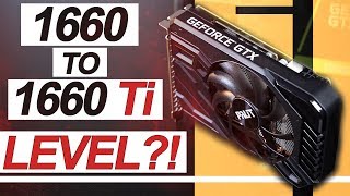 GTX 1660 to 1660 Ti LEVEL?! -- GTX 1660 Overclocking