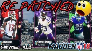 WAIT! DID EA PATCH THE PATCH THEY JUST RELEASED? MADDEN 18 ULTIMATE TEAM GAMEPLAY