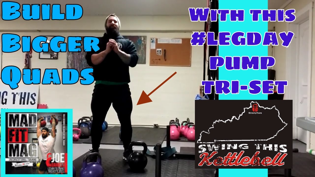 Build Bigger Quads with this #LEGDAY Tri-Set : Somersault Squat for