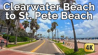 Driving Clearwater to St. Pete Beach in 4K - Relaxing Street Sounds