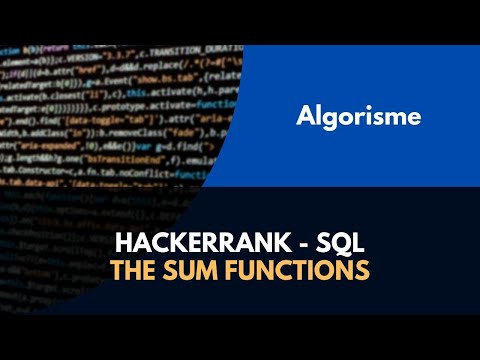 Solving Hacker Rank problem: SQL - The Sum Functions