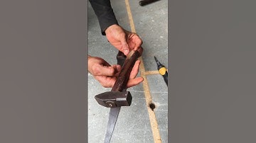 Unique Hammer Handle Making Tips and Tricks that Work Extremely well #shorts #diy