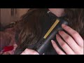 ASMR Straightening your hair (Brushing sounds, spraying sounds)