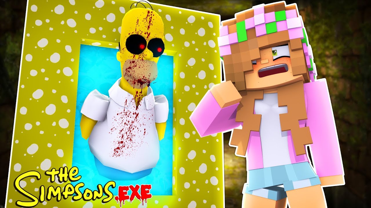 lunarly HOW TO MAKE A PORTAL TO SIMPSONS.EXE | Minecraft Little Kelly