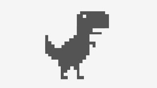 "The Offline Dinosaur Game" - GOOGLE EASTER EGG OFFLINE!