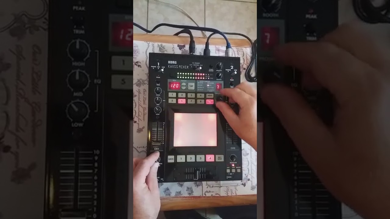 Korg Kaoss Mixer Demostration - YouTube