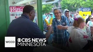 Reg and Adam work the Minnesota State Fair’s Corn Roast booth!