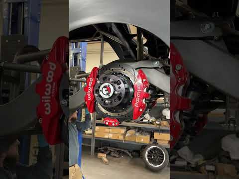 Insane Rear Brake Setup for this car #shorts #mustang #hoonicorn