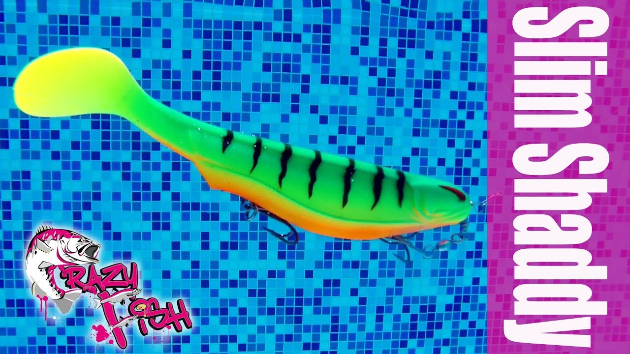 Shaddy Fish Приманки для ловли трофейного хищника.Slim Shaddy Crazy Fish Приманки ...