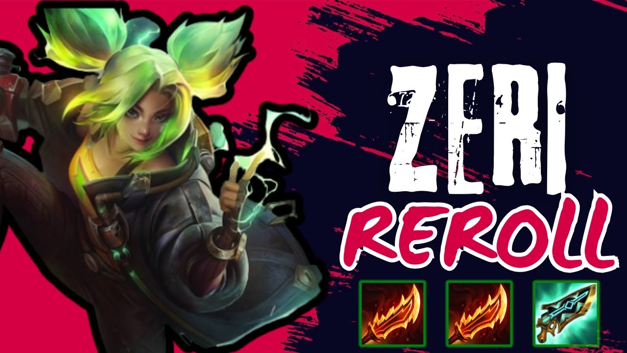 Zeri reroll goes HARD ! | TFT Set 13
