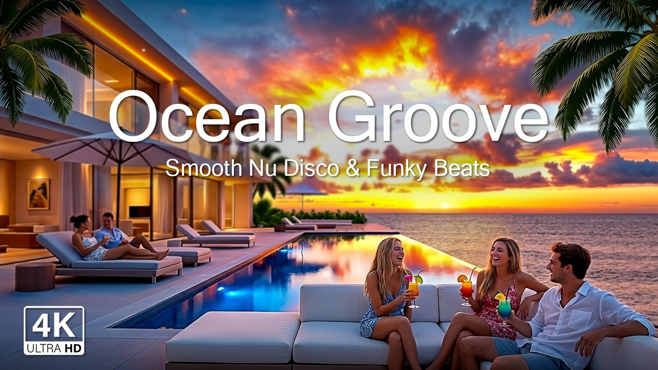 Soft Sunset Lounge • Romantic Nu Disco with Male Vocals