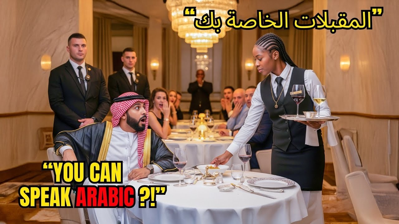 The CEO Yelled at a Black Waitress in Arabic — Then Trembled When She Replied Fluently!