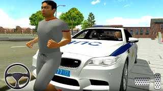 Car Simulator M5 Russian Police - Police Car Chase - Police Car Games - Android Gameplay screenshot 2