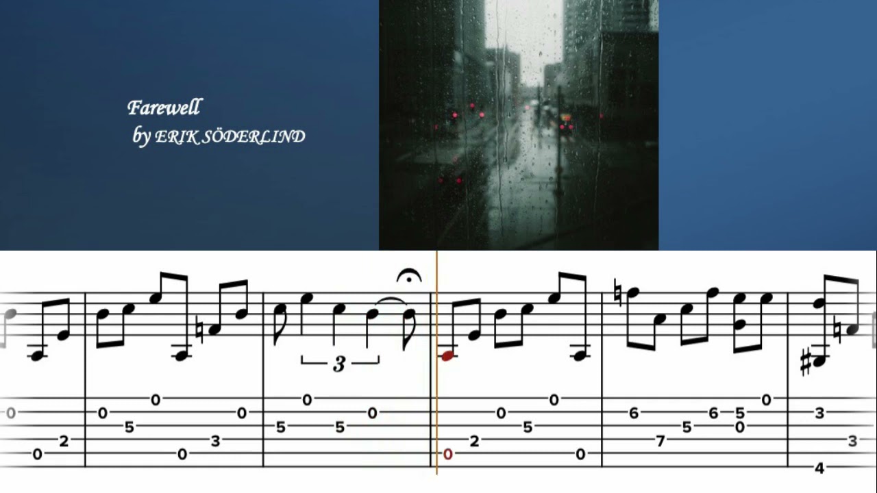 Farewell by Erik Söderlind *Transcription