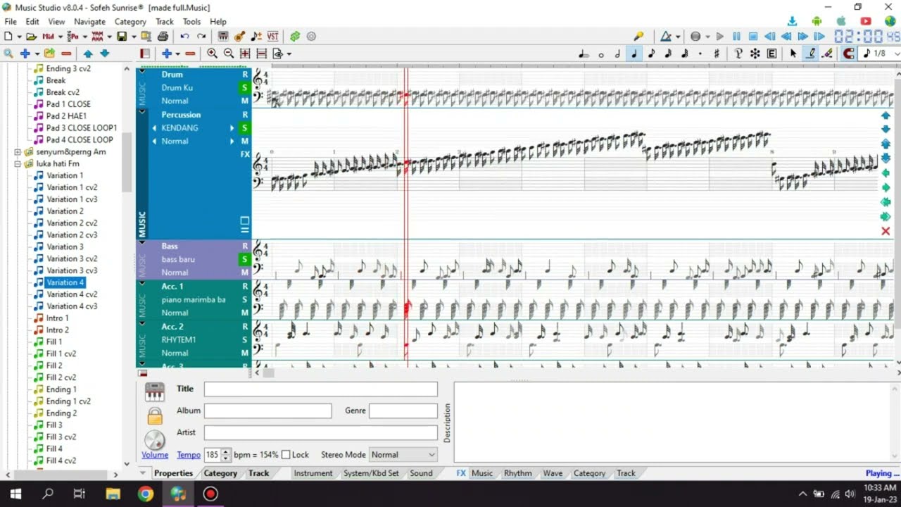 Kendang Velocity Zone di Sofeh Music 8 ternyata Bisa diakali hehehehe