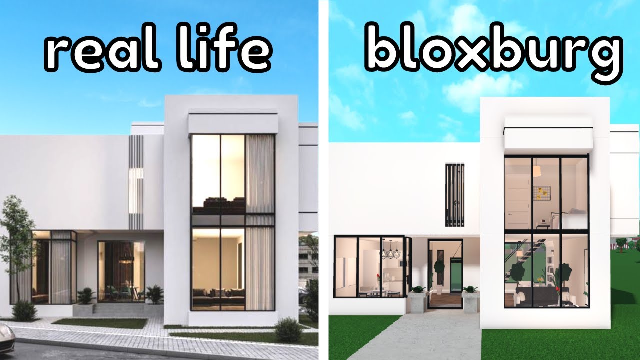 Building a MODERN house in Bloxburg