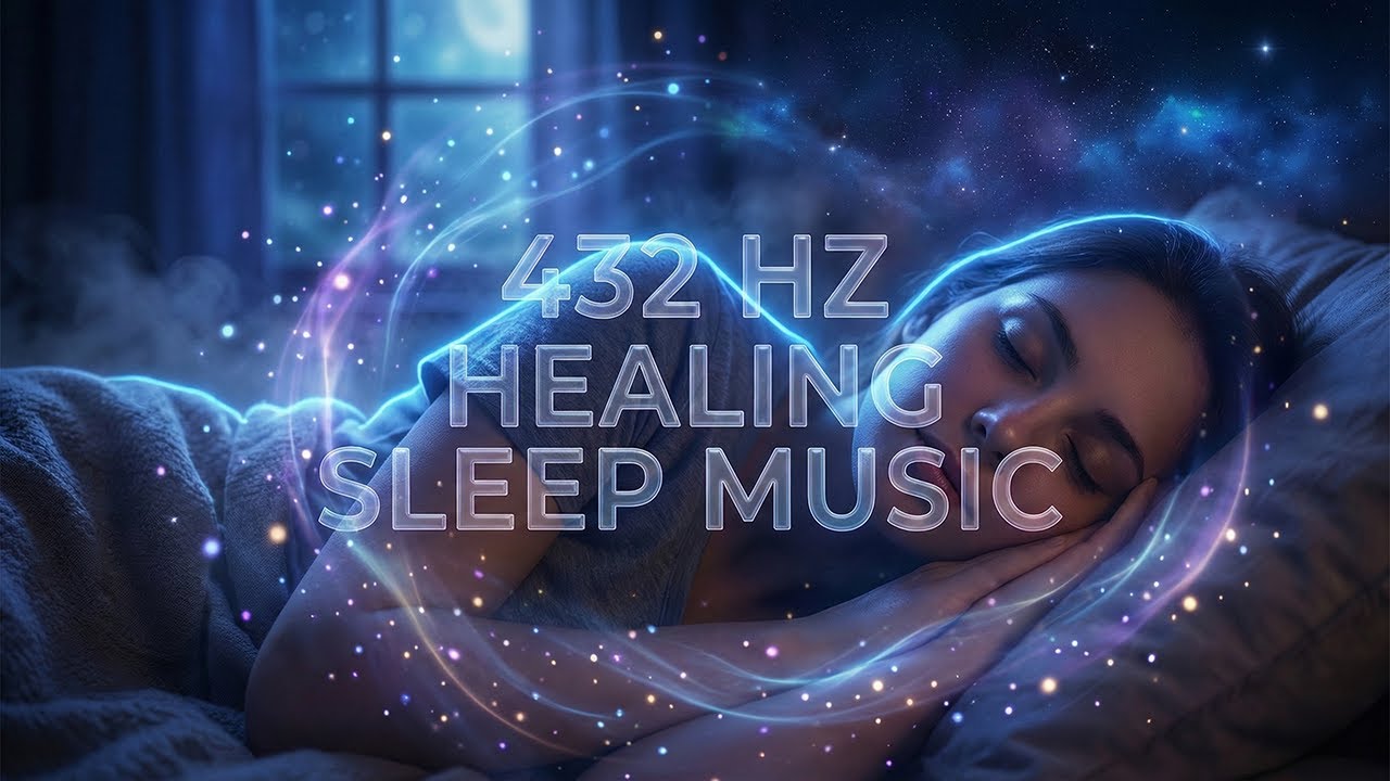 432 Hz Healing Sleep Music | Delta Waves for Sleep & Anxiety Relief ...