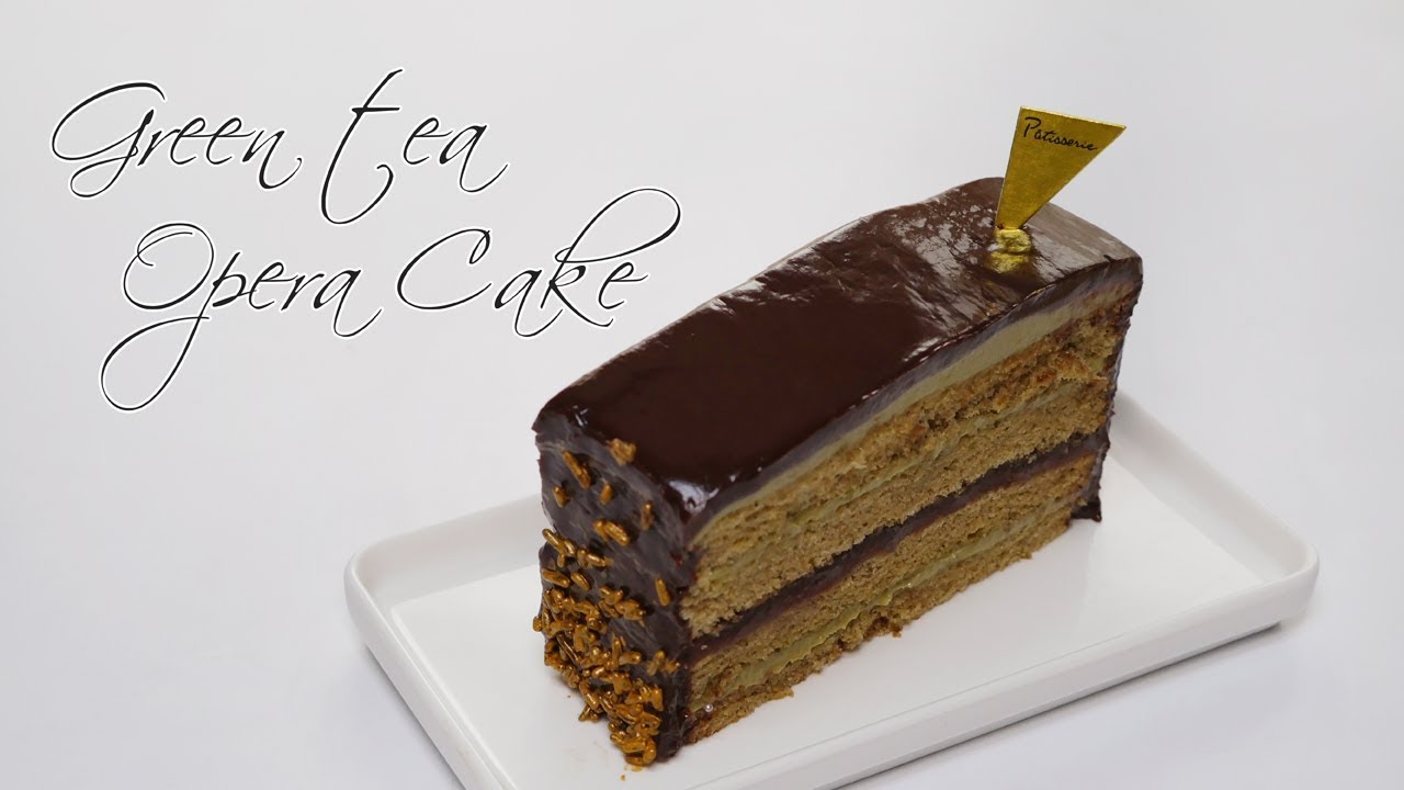 녹차 오페라 케이크 만들기(Green tea Opera Cake)ㅣ몽브셰(mongbche) YouTube
