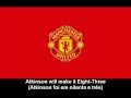Manchester united fc anthem lyrics  hino do manchester united letra