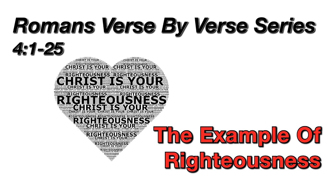 The Example Of Righteousness - YouTube