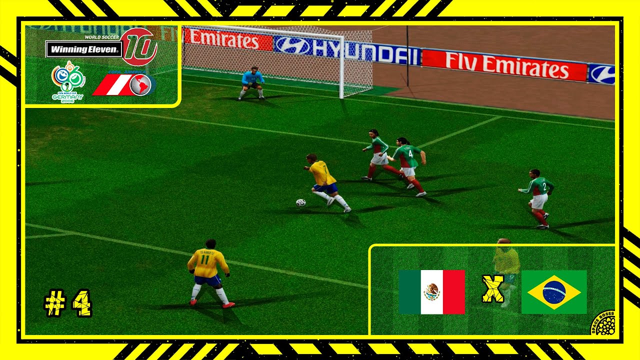 Winning Eleven 10: WC2006 (PS2) Copa América #4 México x Brasil | FINAL