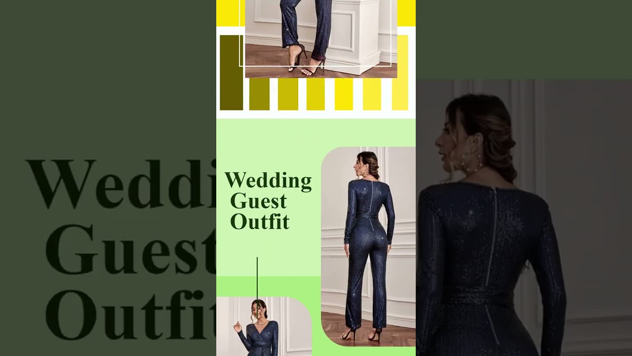 Stunning Formal Sequin Jumpsuit for Women - Perfect Outfit for Your Formal Events! 