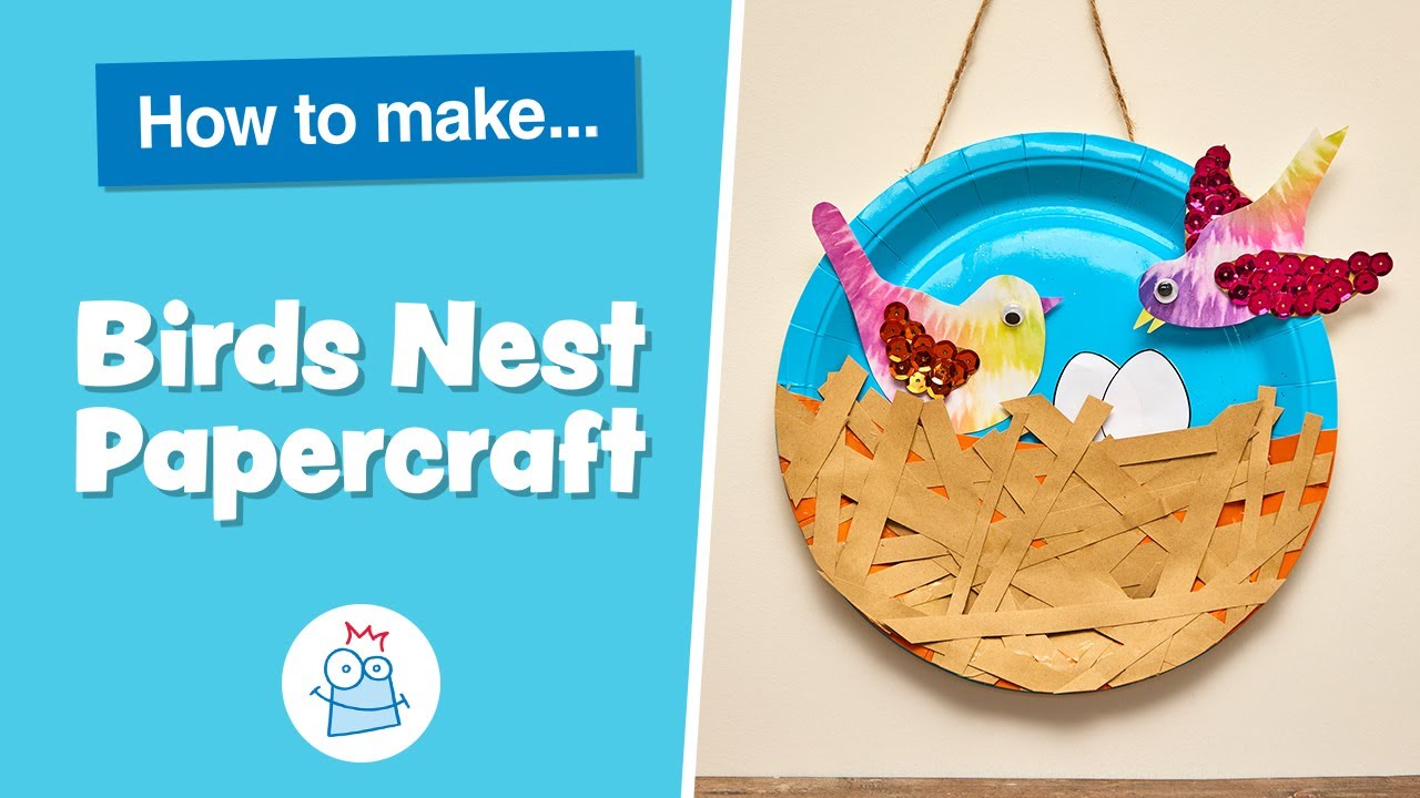 How To Make A Bird's Nest Papercraft | Baker Ross
