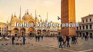 Italian Seaside Ambience 🌊 Relaxing Mediterranean Music with Ocean Sounds