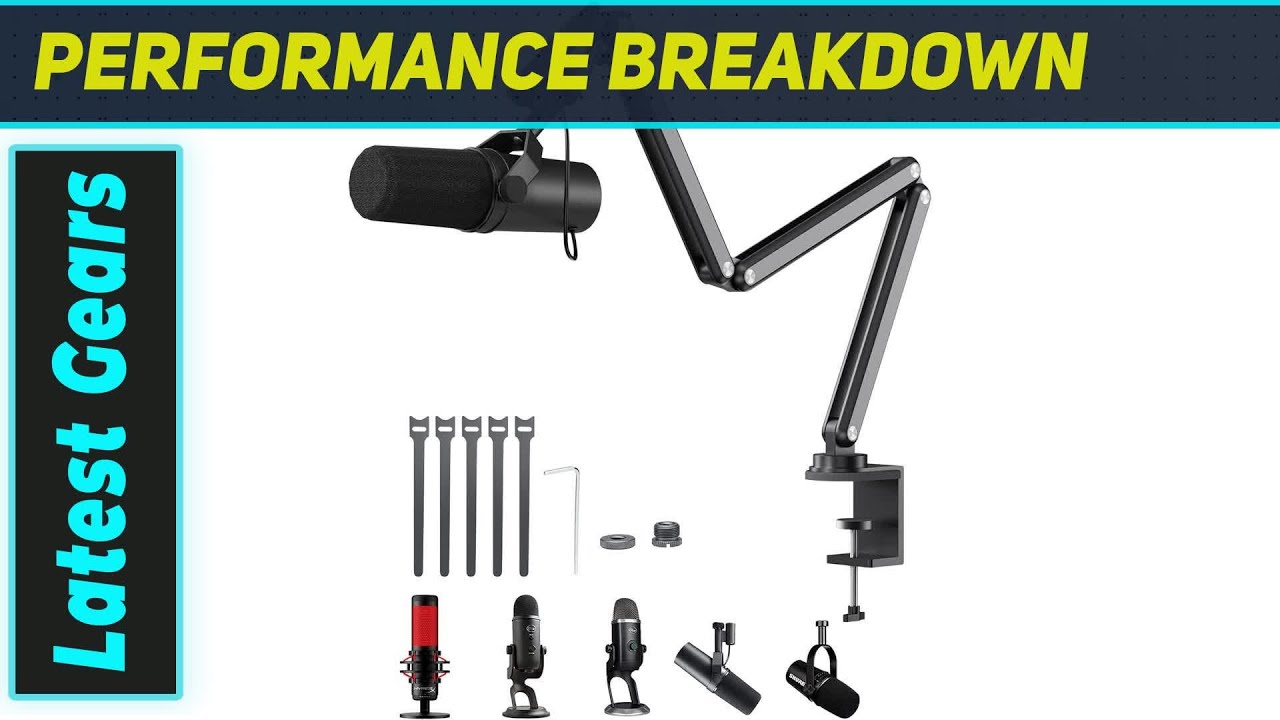 KU XIU Aluminum Alloy Boom Arm: The Ultimate Desk Mic Stand for Creators