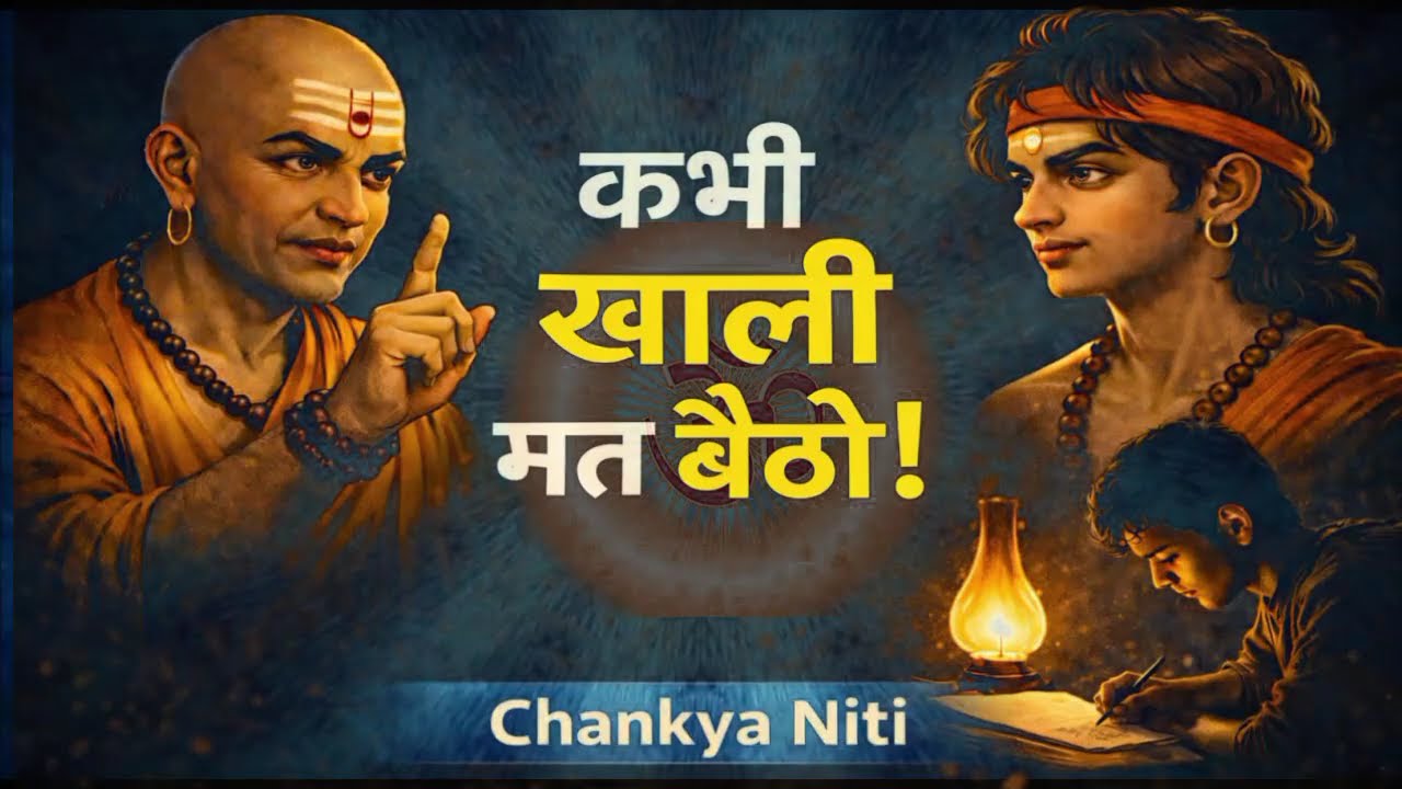 खाली मत बैठो, सफलता के 7 जरूरी नियम Chankya Niti / motivational speech in Hindi 
