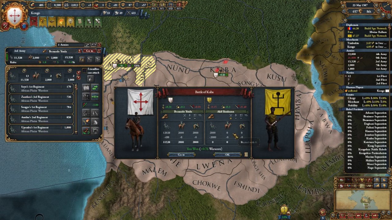 EU4 African Power as Kongo 14 YouTube