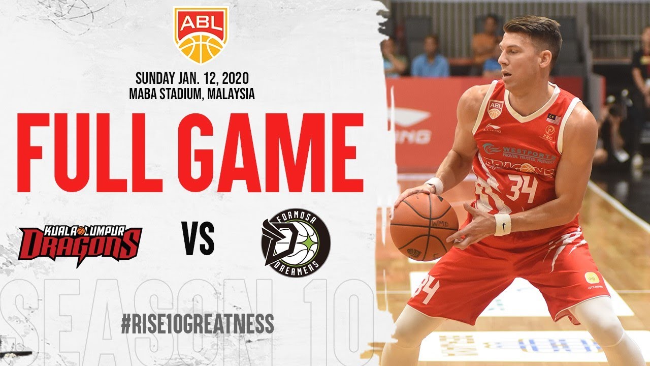 Kuala Lumpur Dragons v Formosa Dreamers | FULL GAME | 2019-2020 ASEAN Basketball League