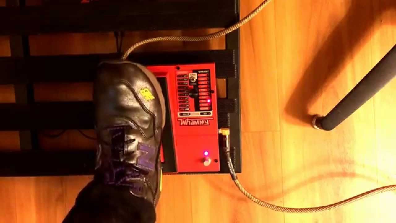 Digitech Whammy 5 Octave Harmony Guitar Pedal YouTube