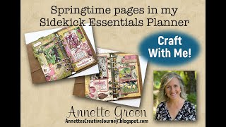 Springtime pages in my Sidekick Essentials Planner