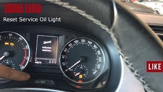 Skoda Fabia - Reset Service Oil Light